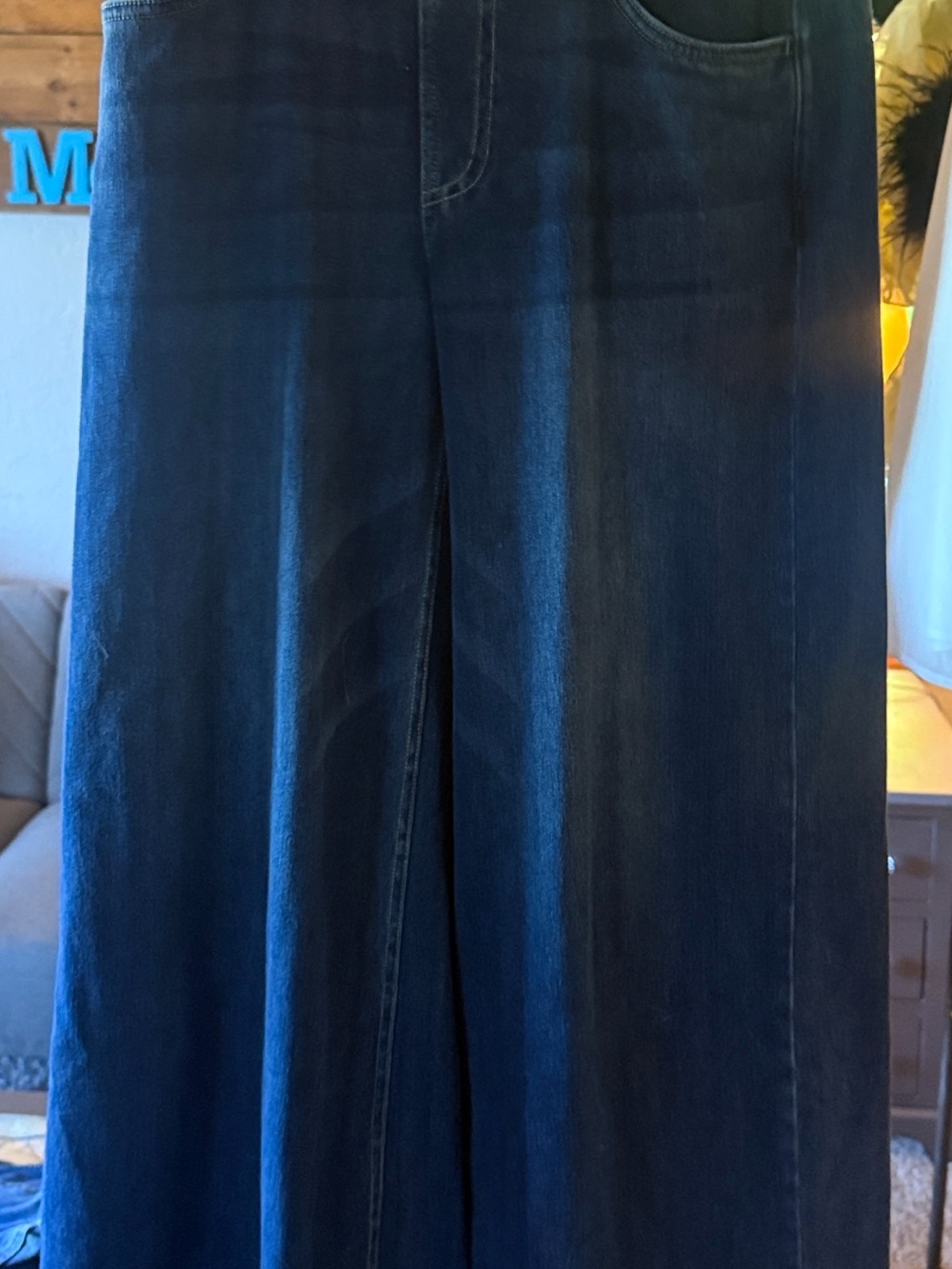 HALARA Dark Blue Wide-Leg Jeans - Picture 6 of 6